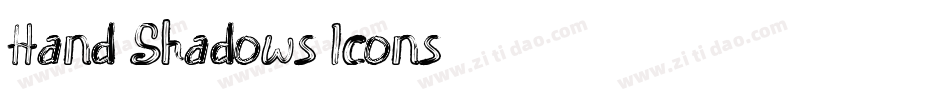 Hand Shadows Icons字体转换